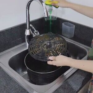 limpieza de la airfryer