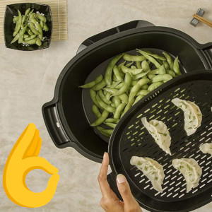 Beneficios de cocinar verduras en la vaporera del robot de cocina